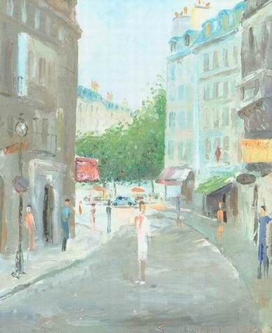 Paris Scene oil painting